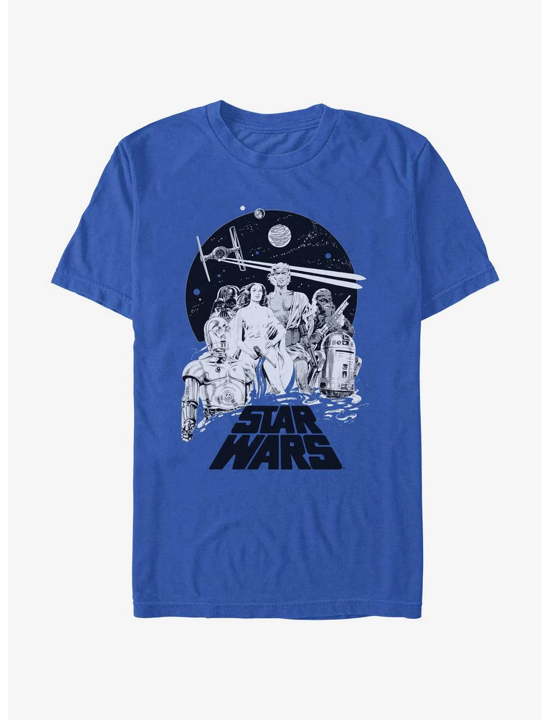 Star Wars Rebel Crew Tonal T-Shirt, ROYAL, hi-res