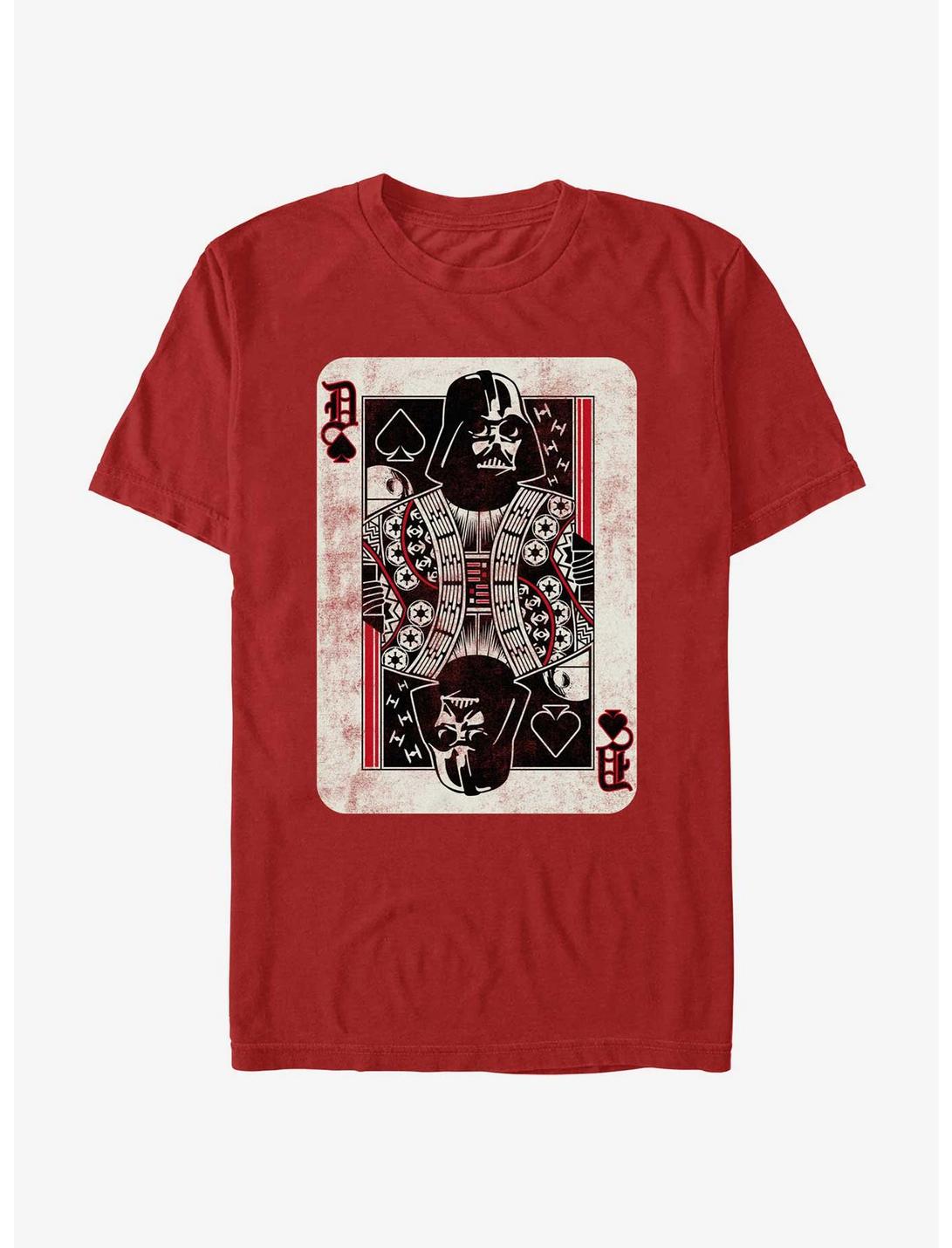 Star Wars Vader One Card T-Shirt, RED, hi-res