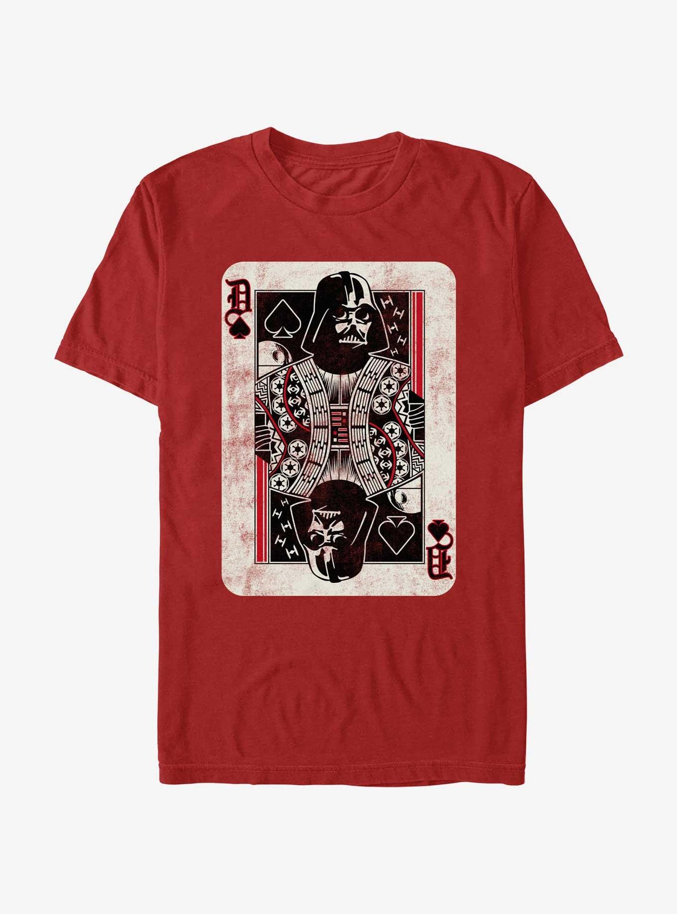 Star Wars Vader One Card T-Shirt, RED, hi-res