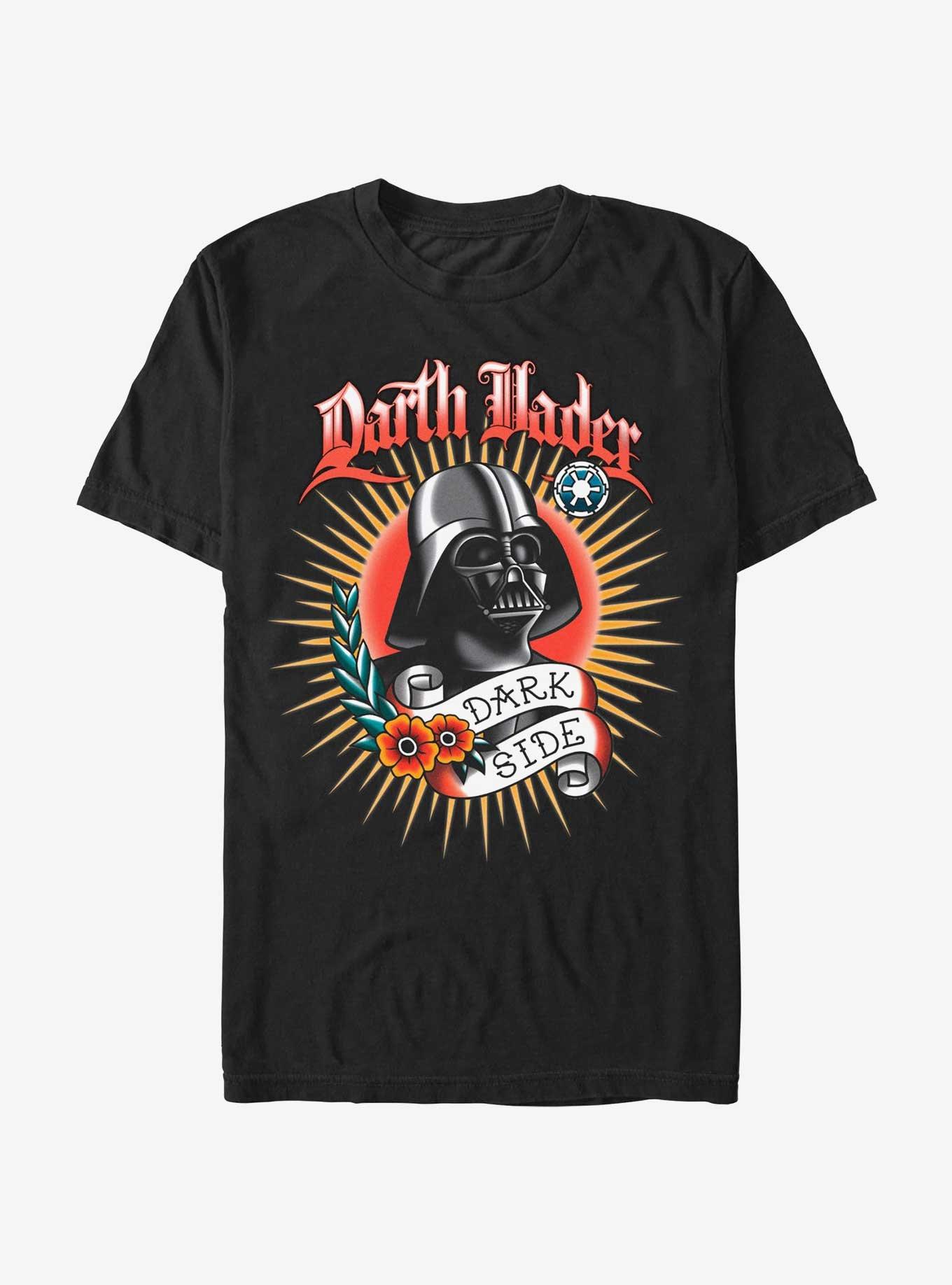 Star Wars Tattoo Vader T-Shirt, BLACK, hi-res