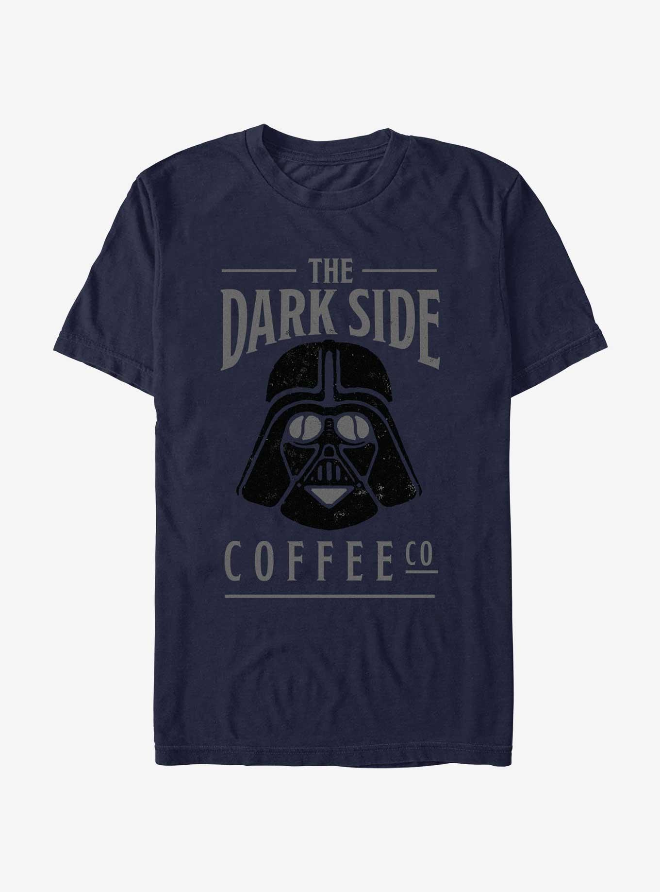 Star Wars The Dark Side Coffee T-Shirt, NAVY, hi-res