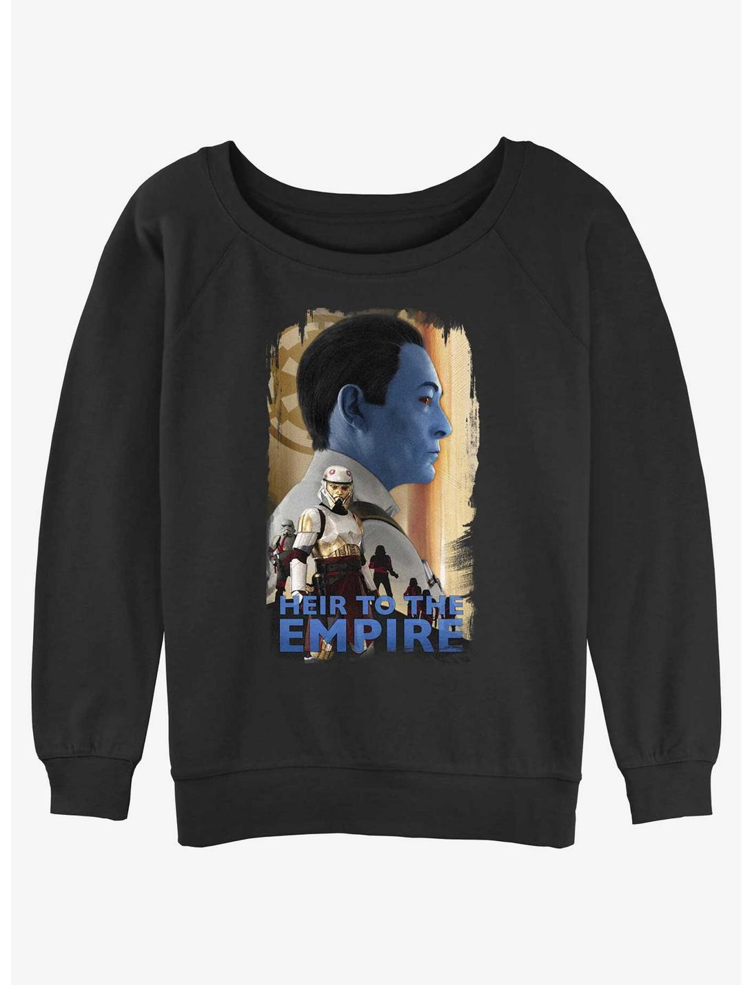 Star Wars Thrawn Heir To The Empire Womens Slouchy Sweatshirt, BLACK, hi-res