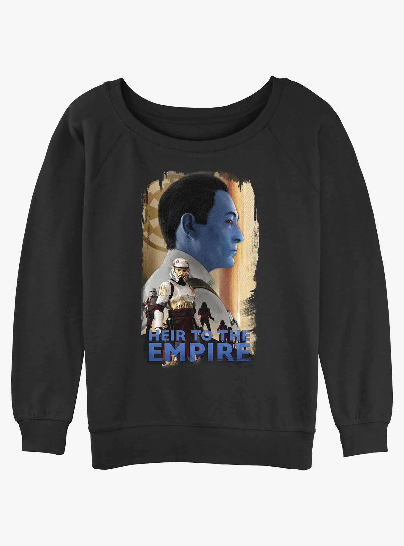 Star Wars Thrawn Heir To The Empire Womens Slouchy Sweatshirt, BLACK, hi-res