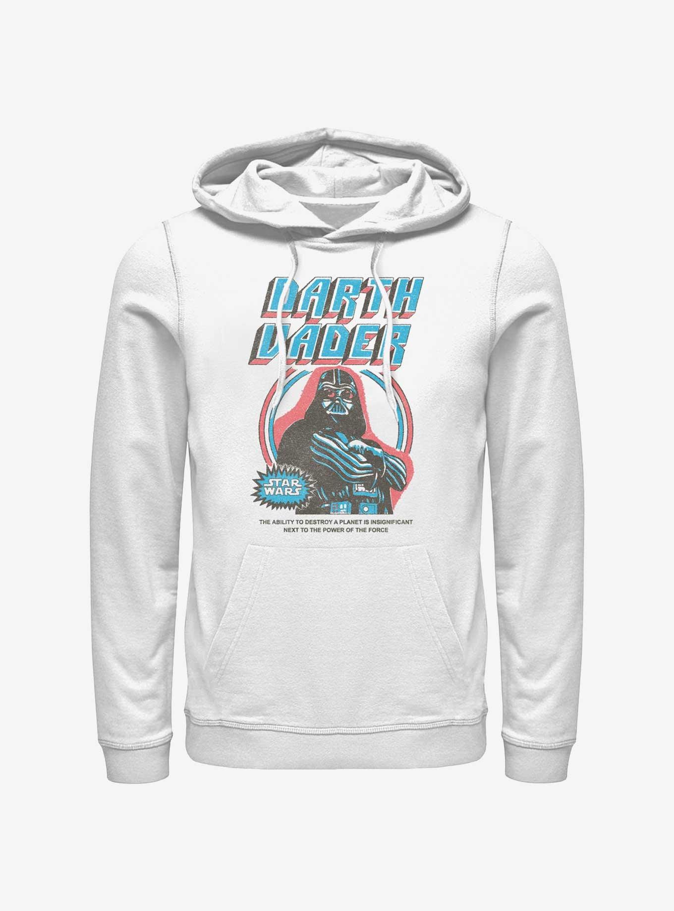 Star Wars Vintage Vader Hoodie, WHITE, hi-res