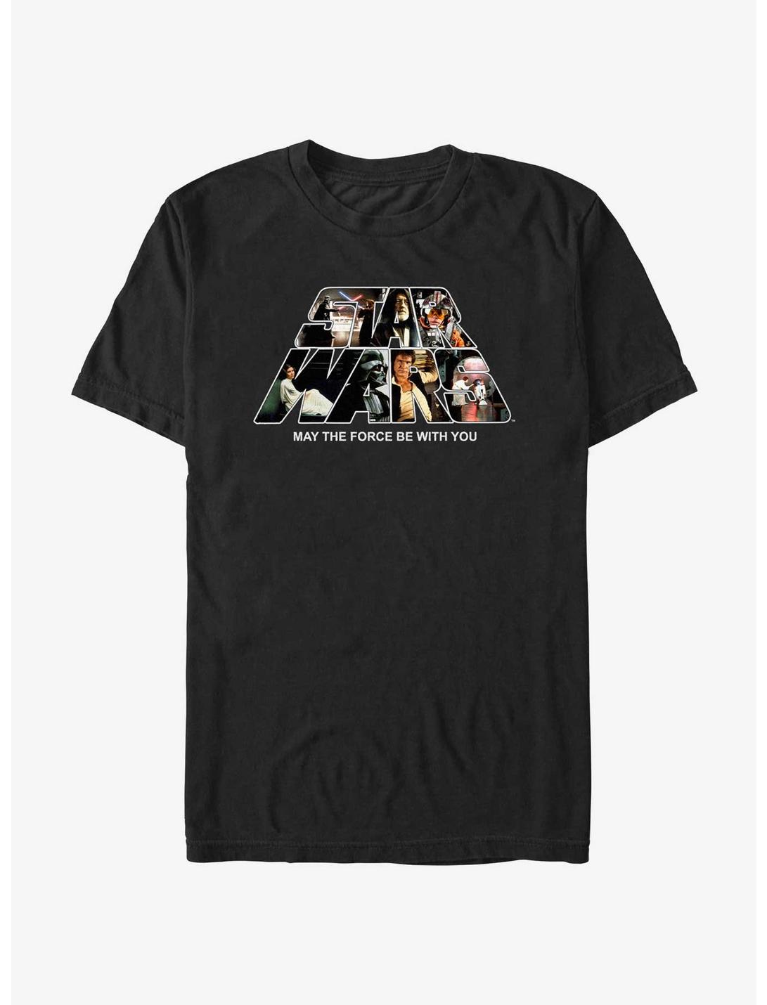 Star Wars Logo Fun T-Shirt, BLACK, hi-res