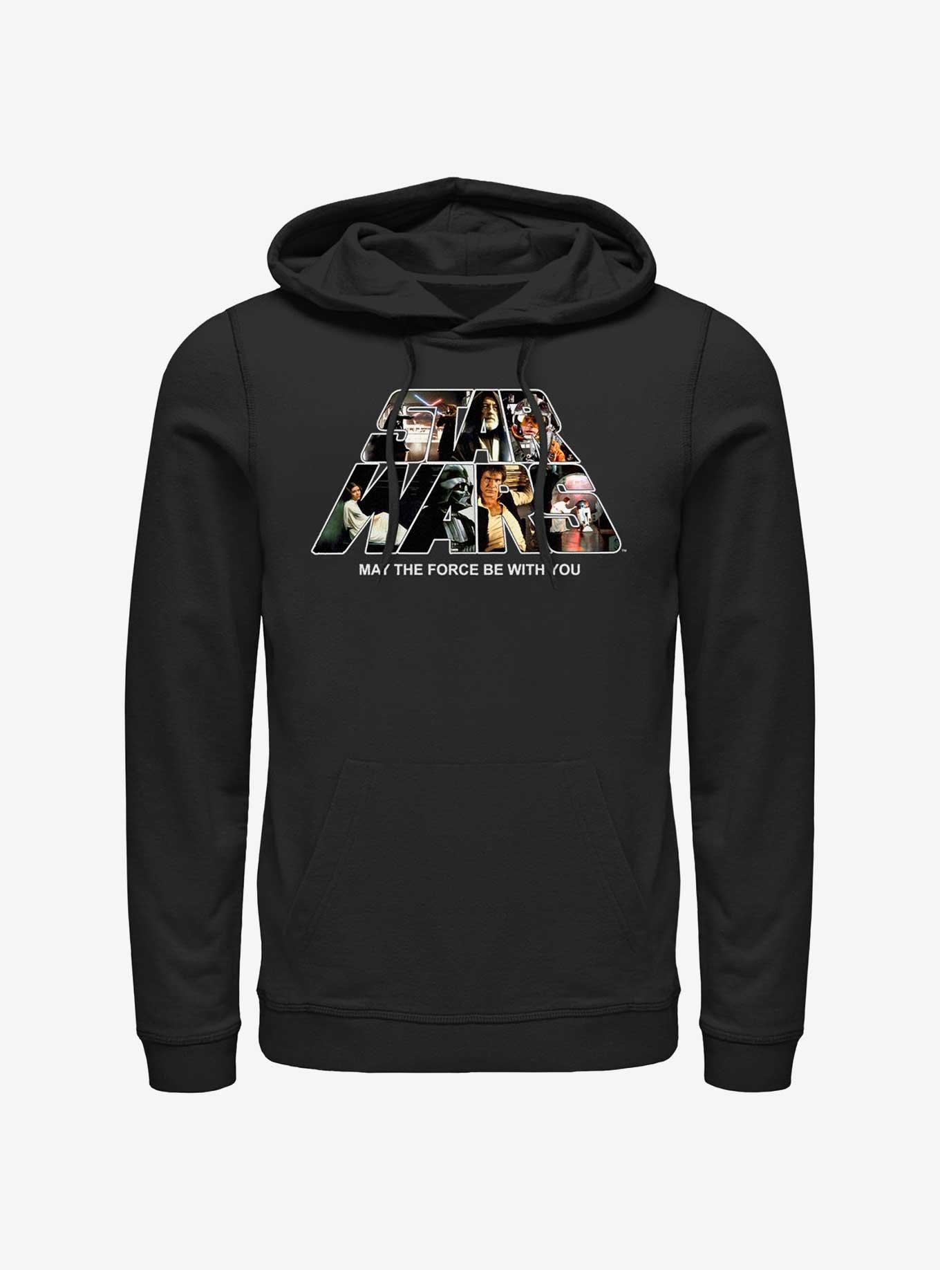 Star Wars Logo Fun Hoodie, BLACK, hi-res