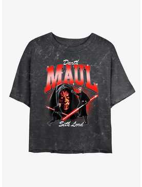 Star Wars Mauler Womens Mineral Wash Crop T-Shirt, , hi-res