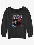 Star Wars Sky Guy Anakin Womens Slouchy Sweatshirt, BLACK, hi-res