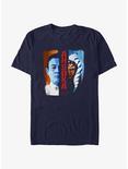 Star Wars Complimentary Conflict Thrawn and Ahsoka T-Shirt, NAVY, hi-res