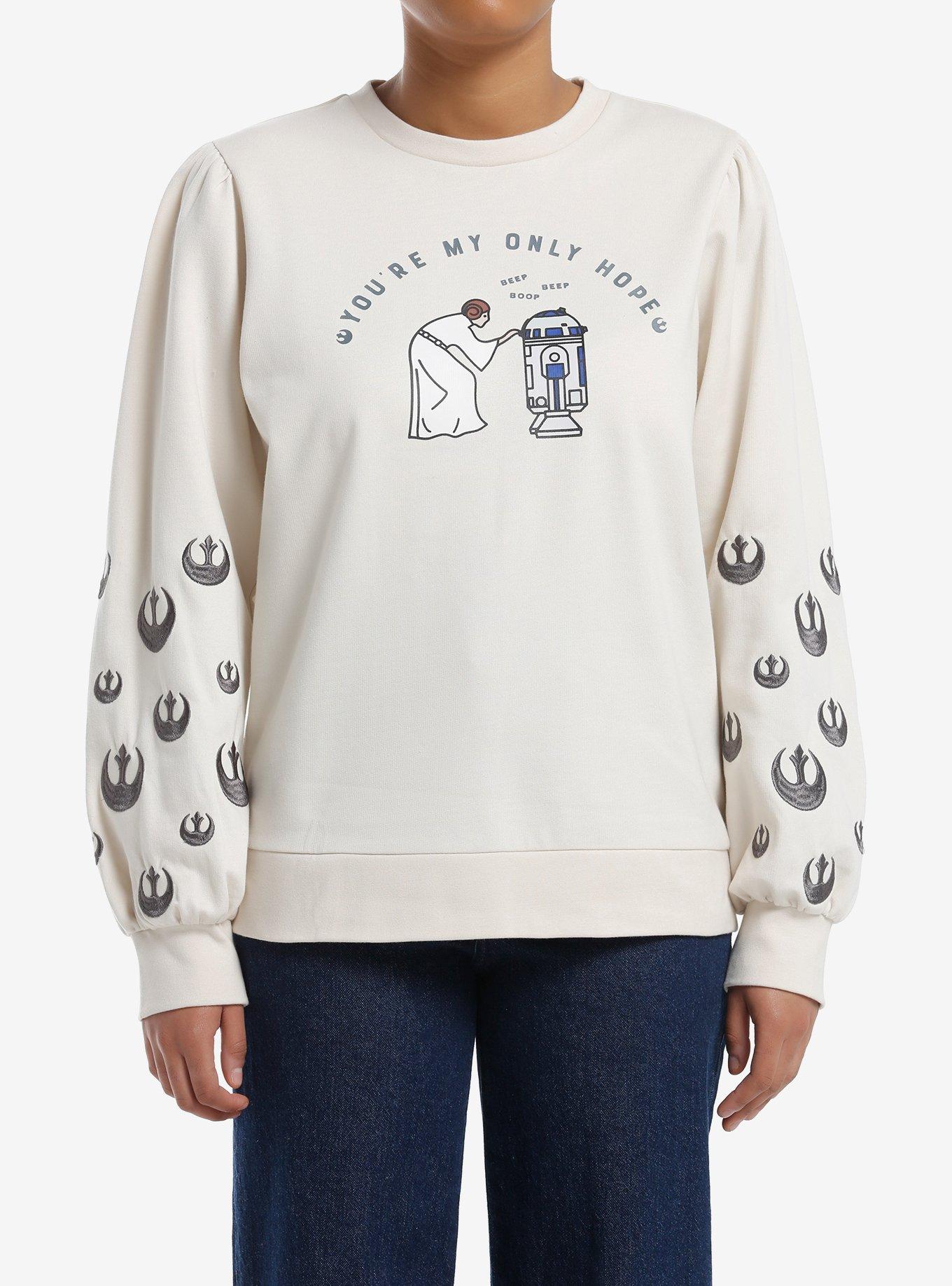 Her Universe Star Wars Princess Leia & R2-D2 Sweatshirt Her Universe Exclusive, , hi-res