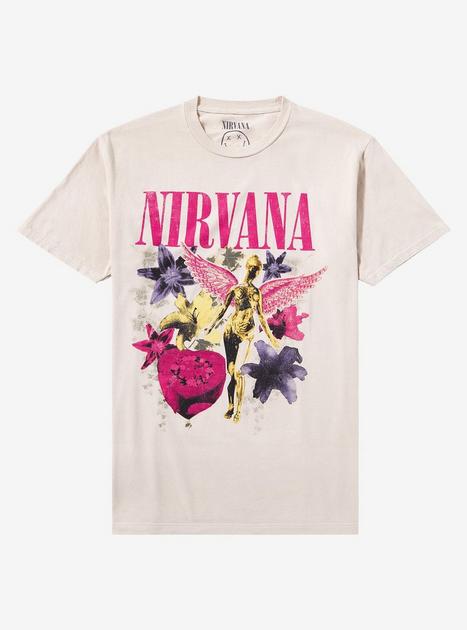 Nirvana In Utero Flowers Girls T-Shirt | Hot Topic