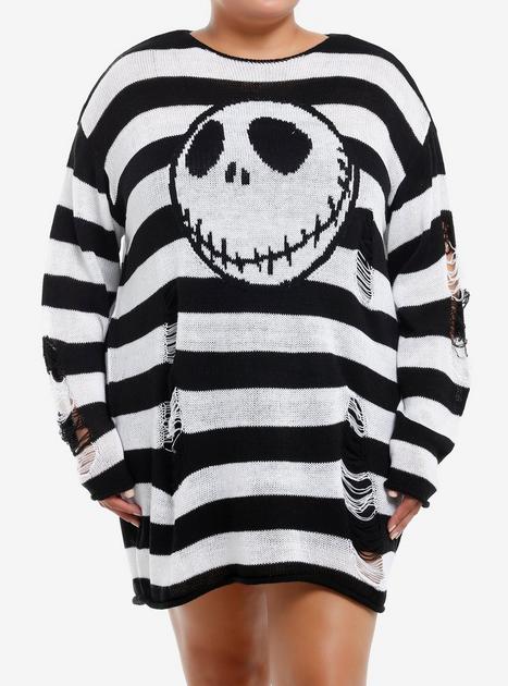 Her Universe The Nightmare Before Christmas Jack Skellington Sweater Dress Plus Size Hot Topic