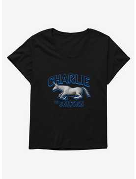 Charlie The Unicorn Stitches Womens T-Shirt Plus Size, , hi-res