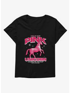 Charlie The Unicorn Pink Unicorn Womens T-Shirt Plus Size, , hi-res