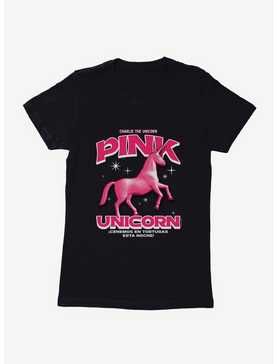 Charlie The Unicorn Pink Unicorn Womens T-Shirt, , hi-res