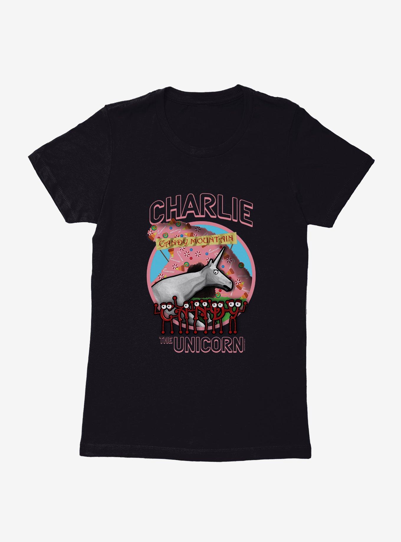 Charlie The Unicorn Candy Mountain Womens T-Shirt, , hi-res