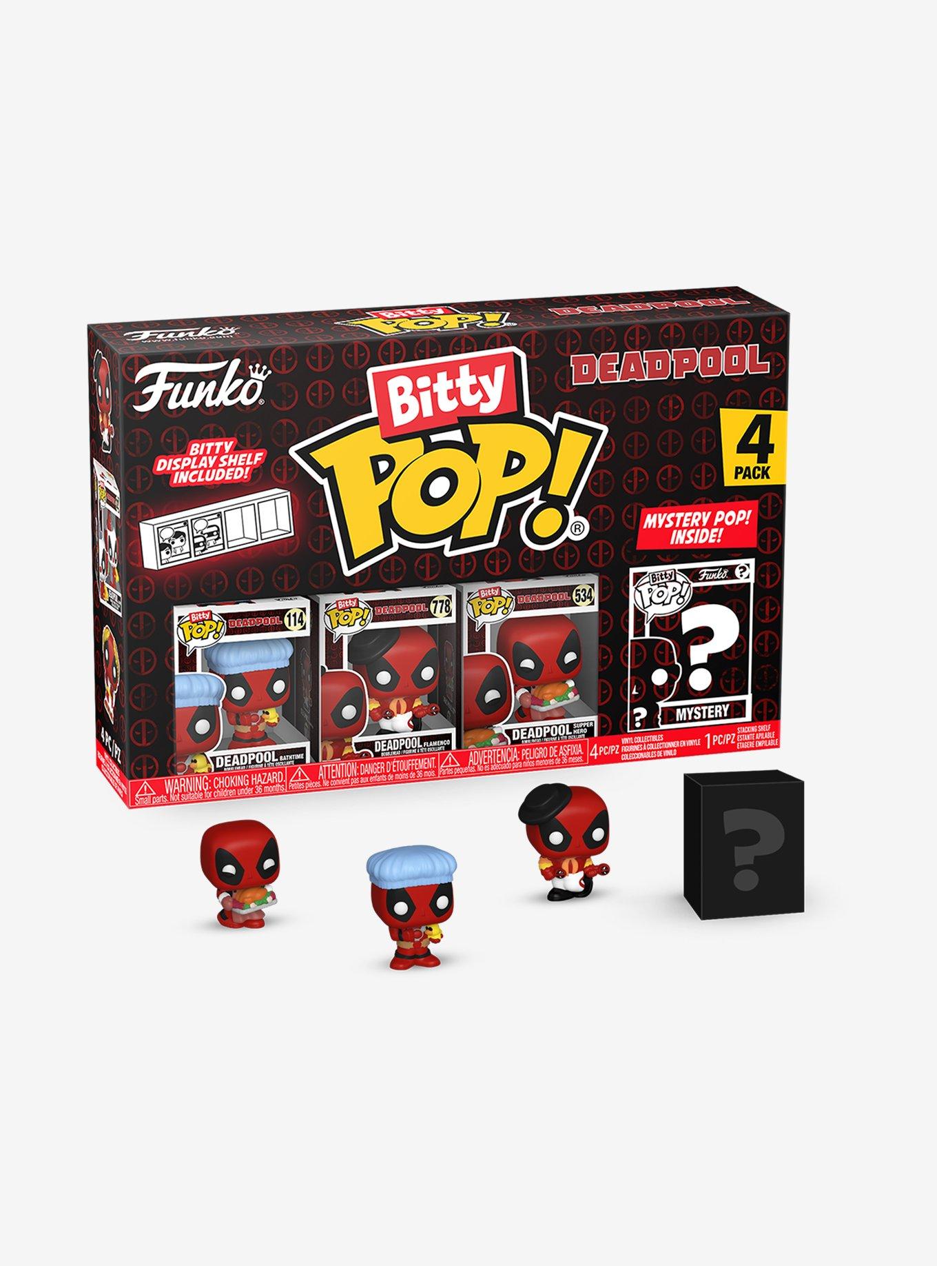 Funko Marvel Deadpool Bitty Pop! Bathtime Vinyl Figure Set, , hi-res