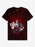 Red Hot Chili Peppers Band Portrait Tie-Dye T-Shirt, MULTI, hi-res