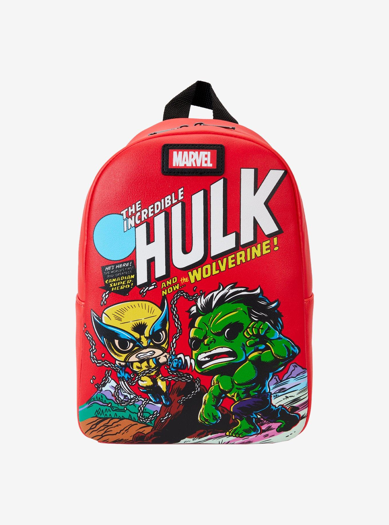 Marvel The Incredible Hulk and Wolverine Comic Mini Backpack, , hi-res