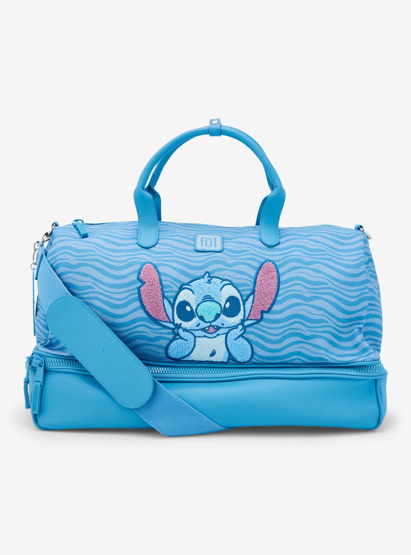 Disney Lilo Stitch Blue Convertible Duffle Bag BoxLunch Exclusive BoxLunch