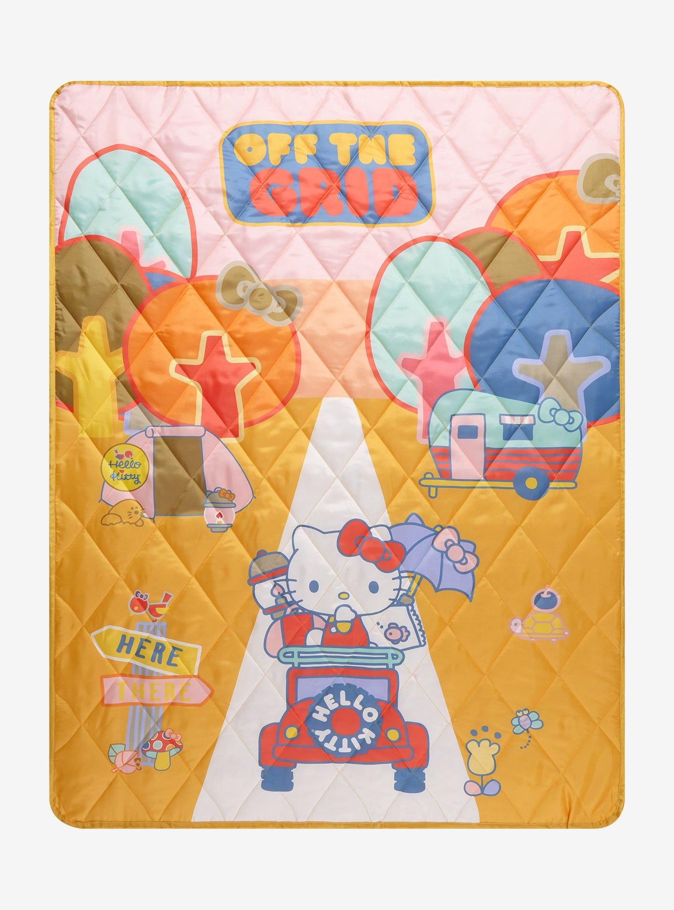 Sanrio Hello Kitty Camping Picnic Blanket