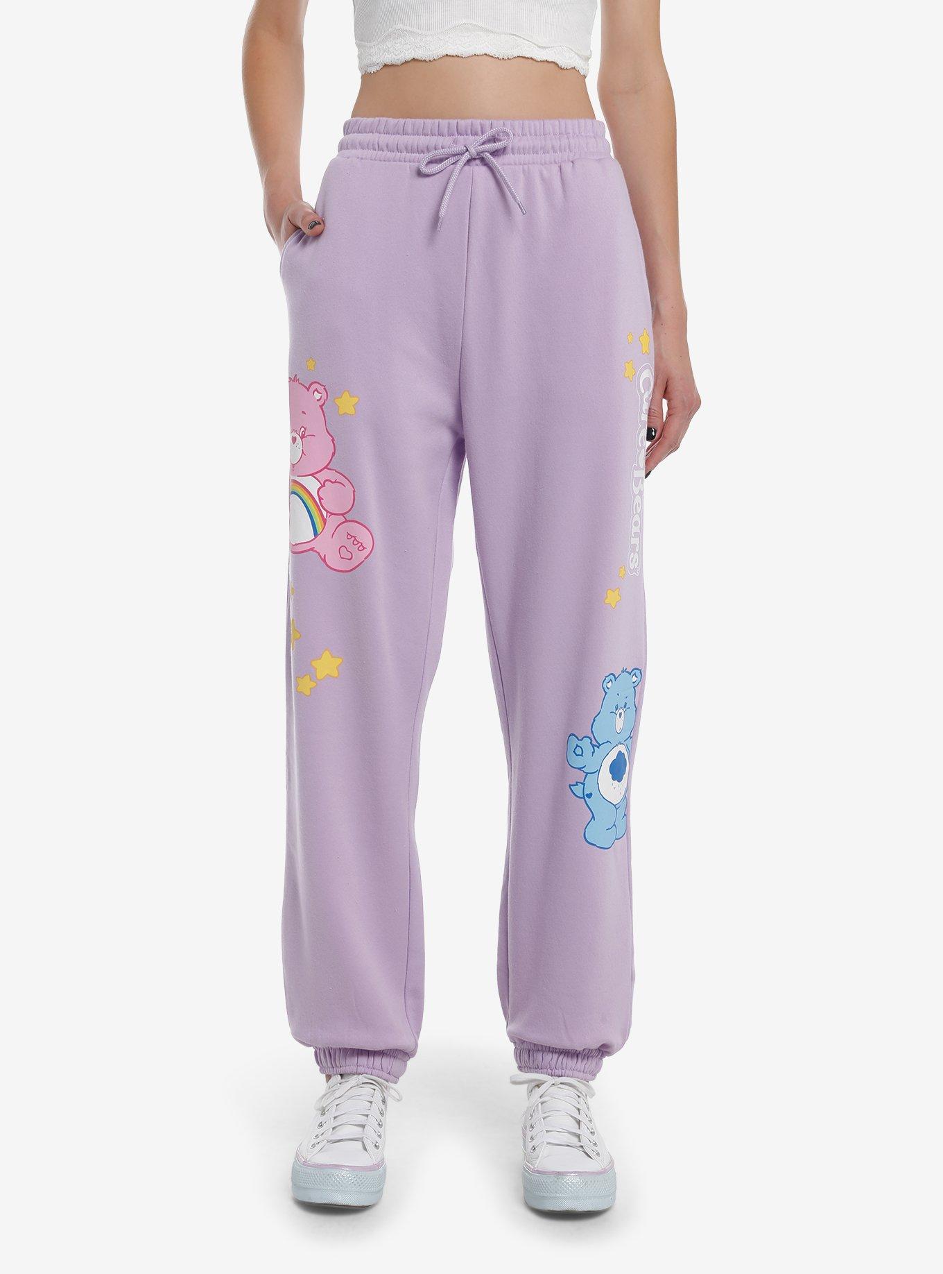 Care Bears X Skinnydip Characters Girls Jogger Sweatpants, LILAC, hi-res