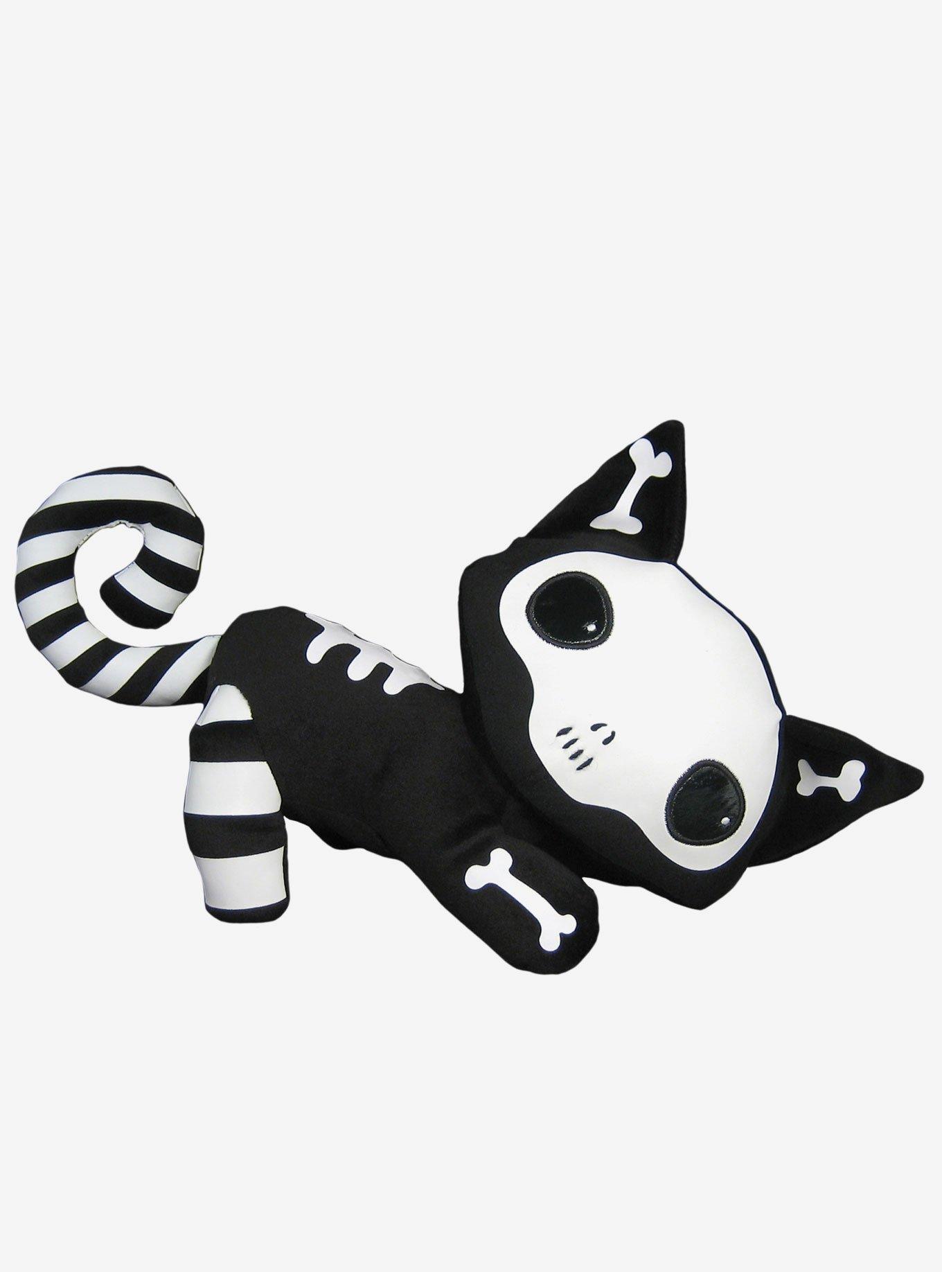 Hot Topic Emily The Strange Neechee Skeleton Cat Plush Foxvalley Mall