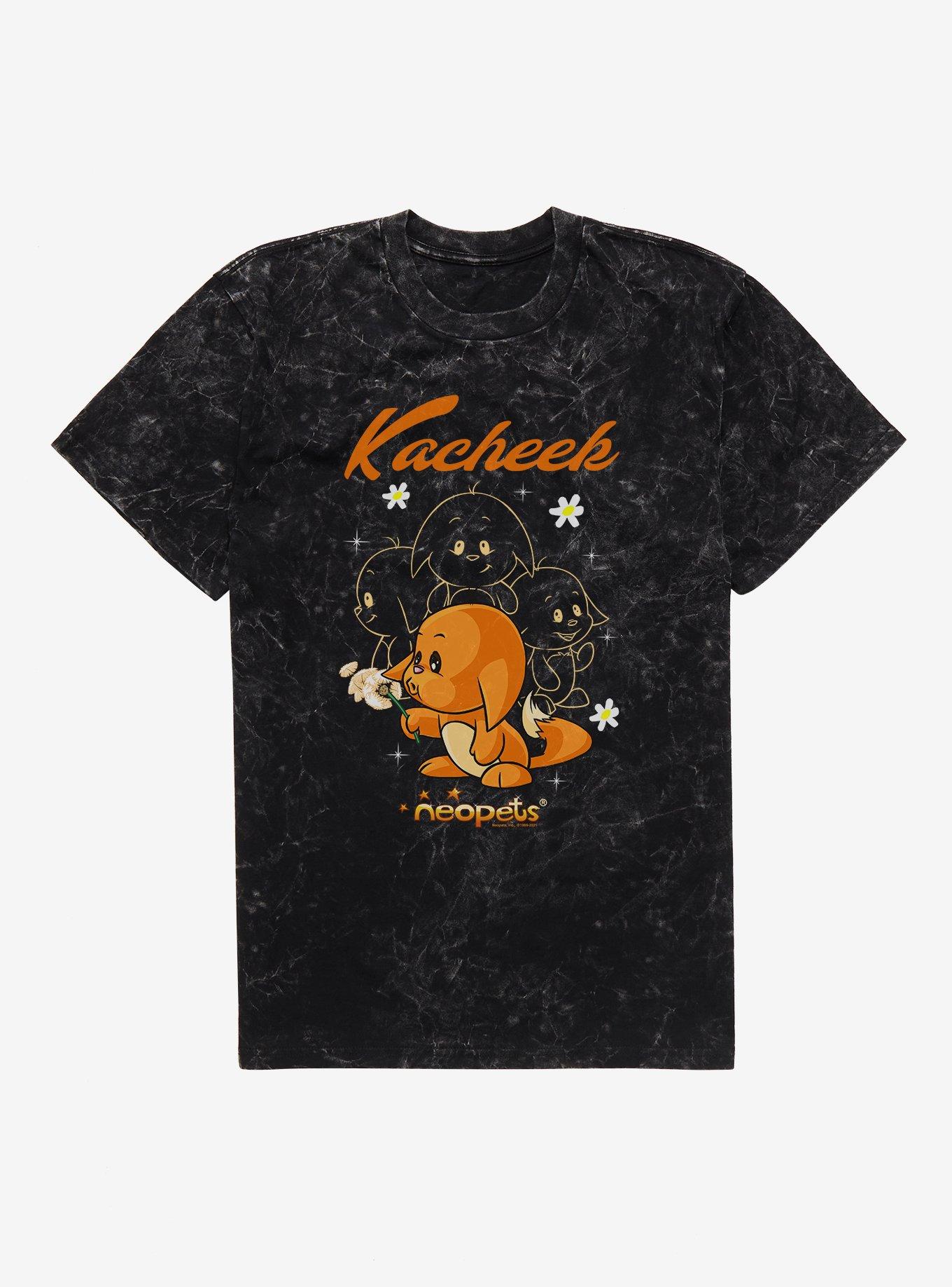 Neopets Kacheek Mineral Wash T-Shirt, BLACK MINERAL WASH, hi-res