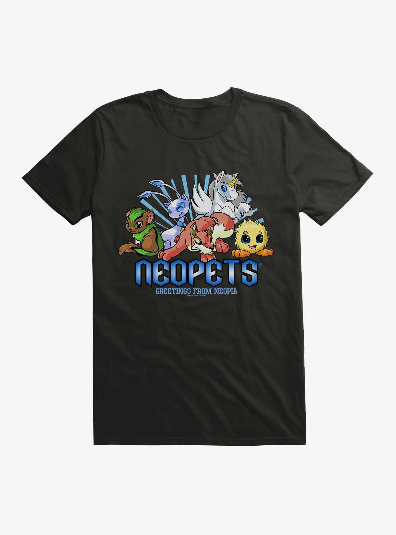 Neopets Greetings From Neopia T-Shirt, , hi-res