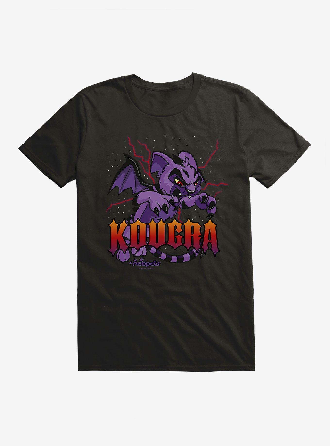 Neopets Kougra T-Shirt, BLACK, hi-res