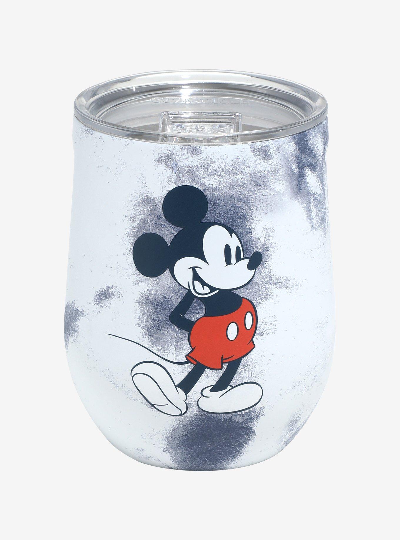 Corkcicle Disney Mickey Mouse Tie Dye Stemless Wine Glass