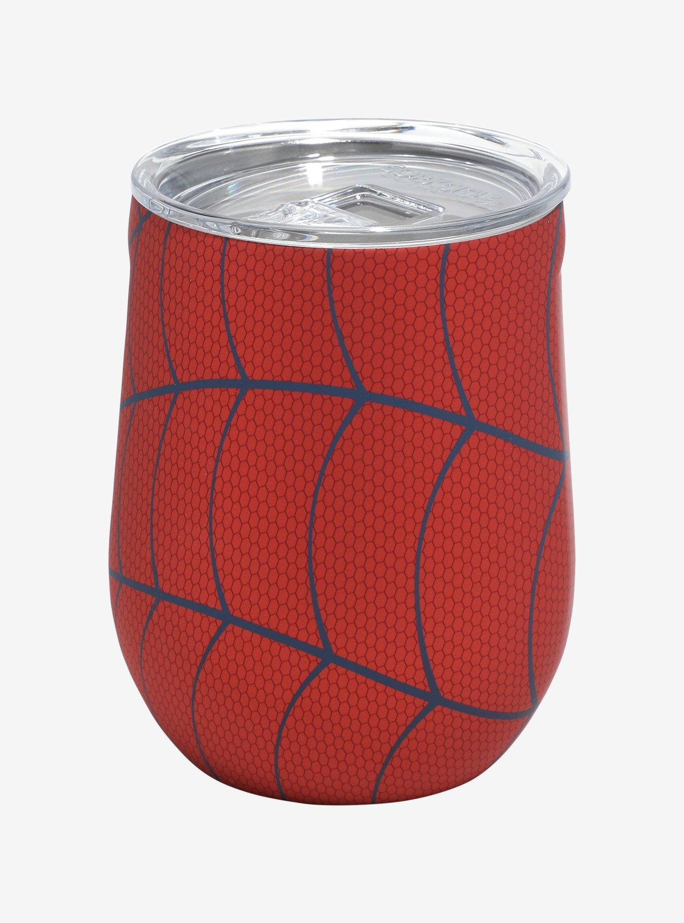 Corkcicle Marvel Spider-Man Web Wine Glass, , hi-res