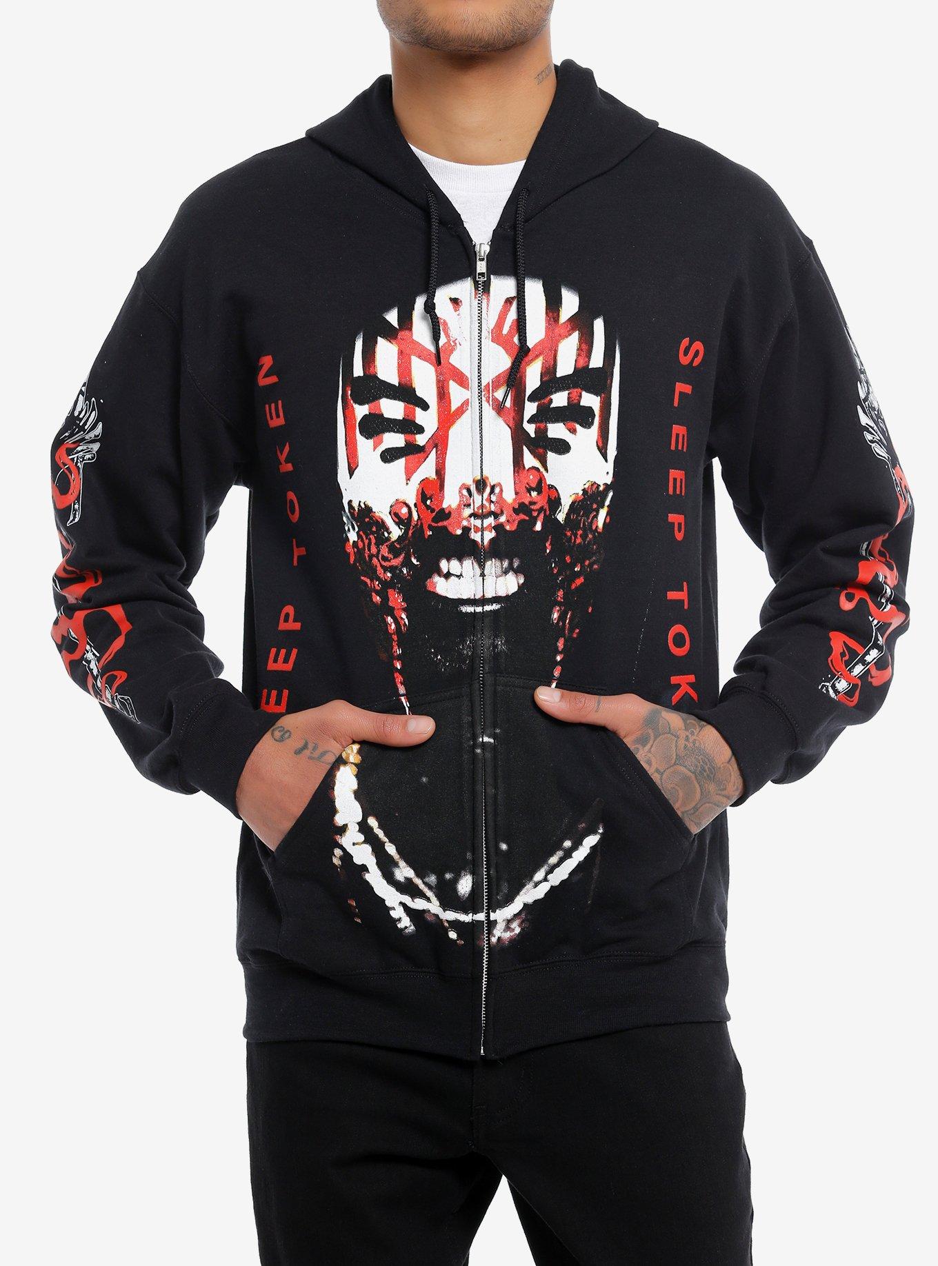 Sleep Token Vessel Mask Hoodie, BLACK, hi-res