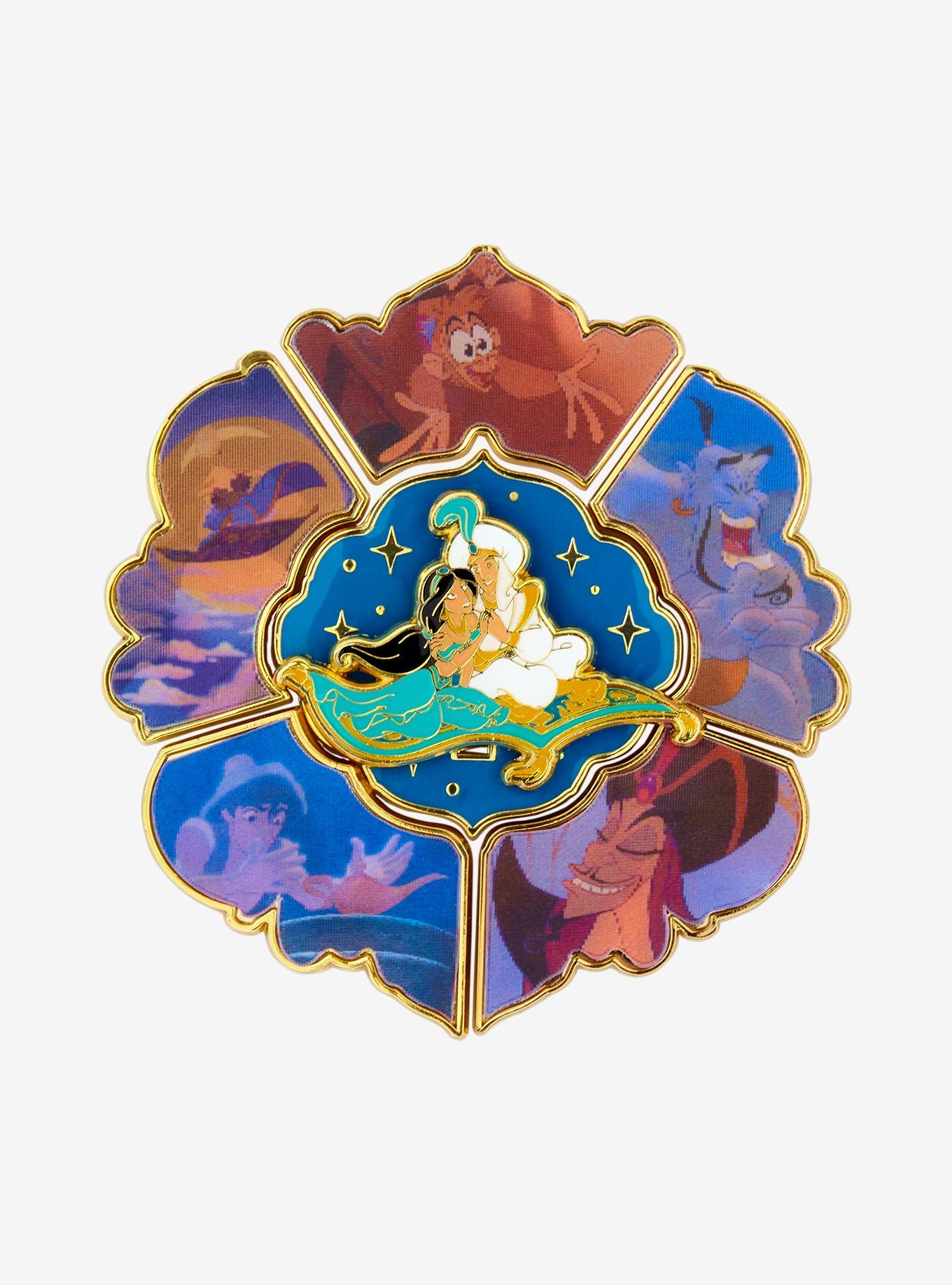 Loungefly Disney Aladdin Lenticular Portrait Blind Box Enamel Pin - BoxLunch Exclusive