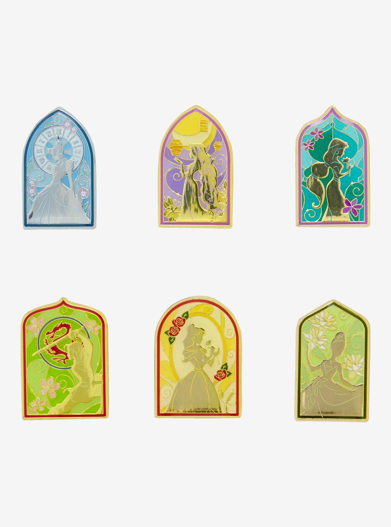 Loungefly Disney Princess Silhouette Frames Blind Box Enamel Pin - BoxLunch Exclusive, , hi-res