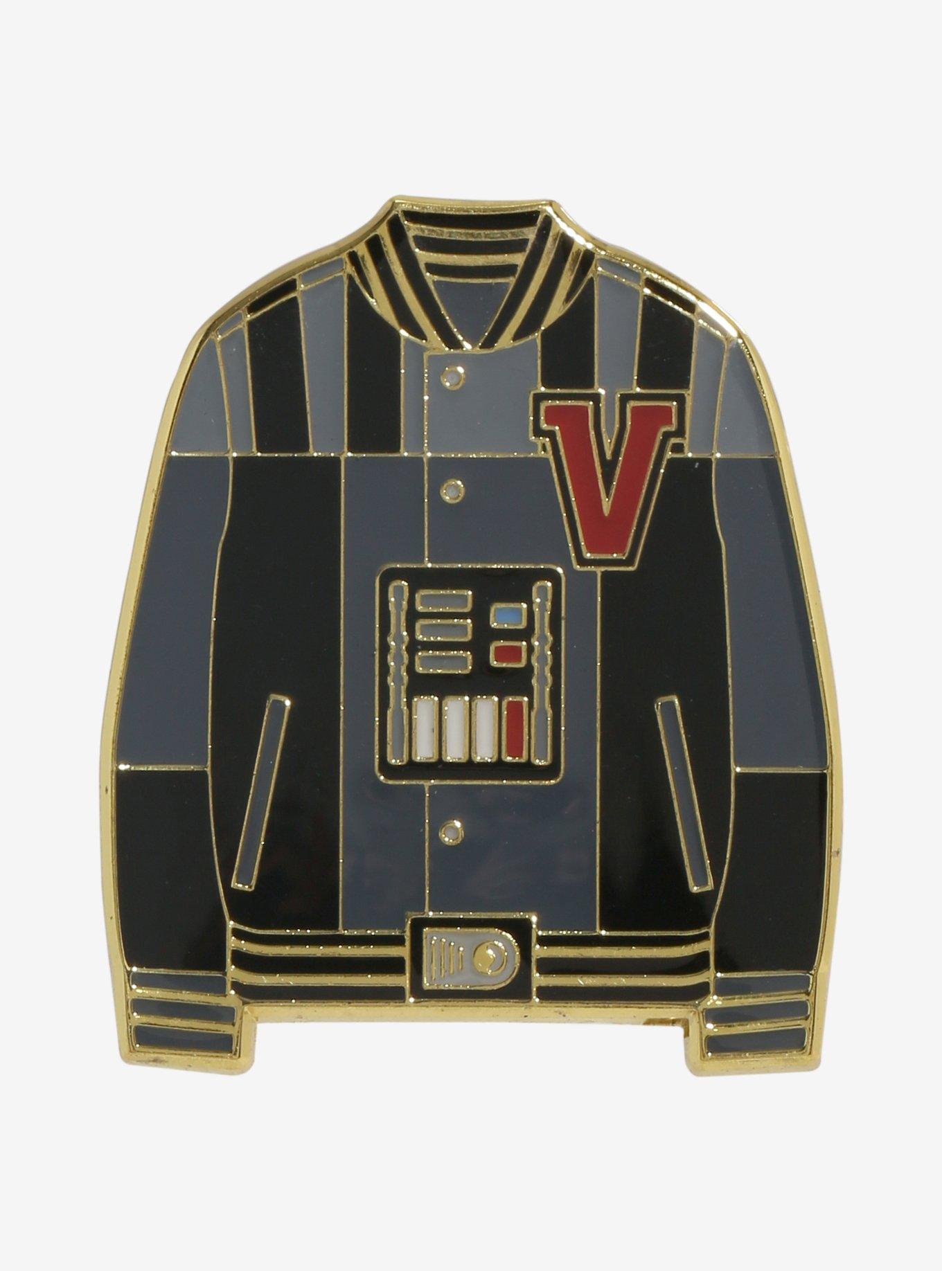 Loungefly Star Wars Darth Vader Varsity Jacket Enamel Pin - BoxLunch Exclusive, , hi-res