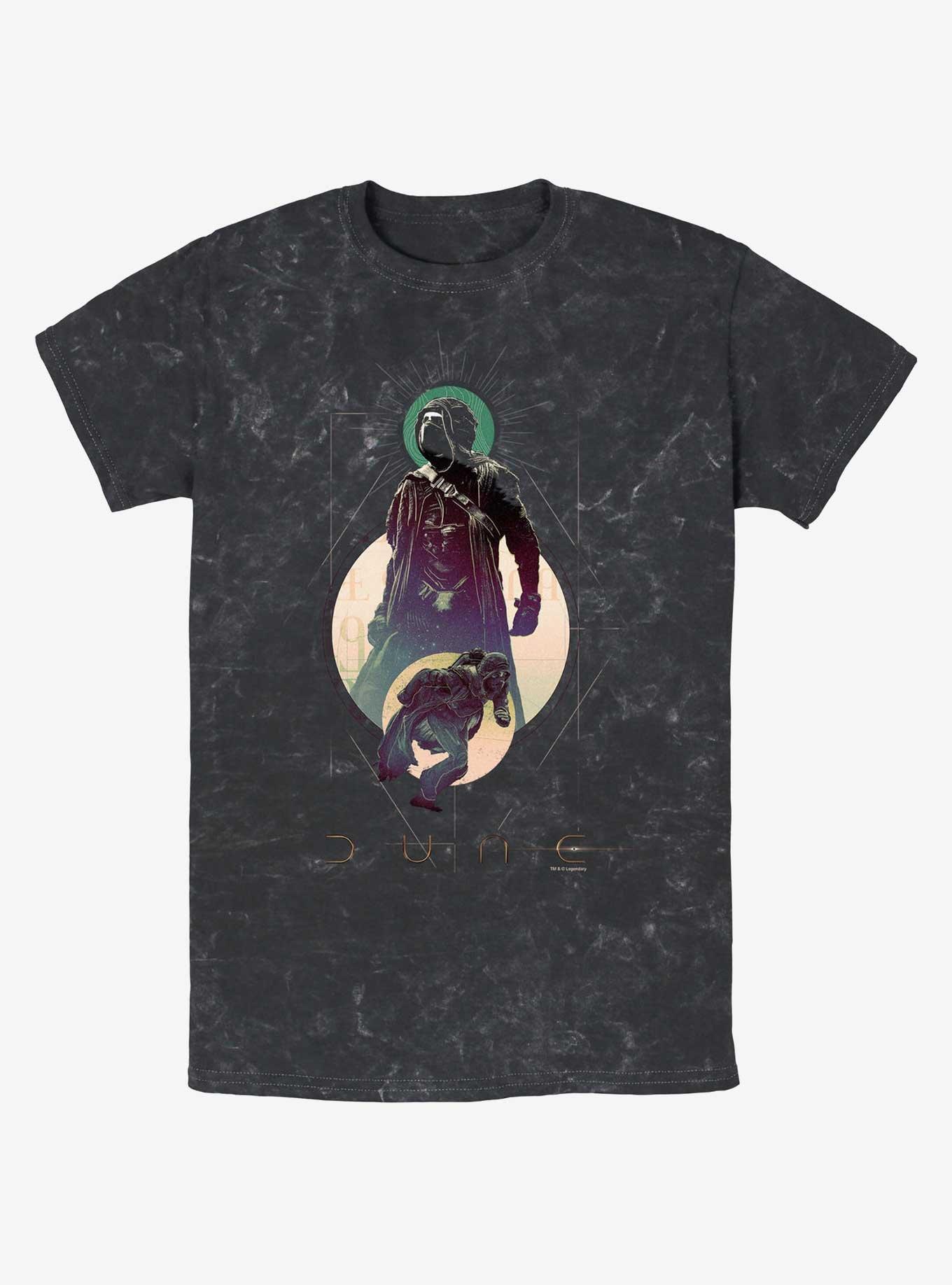 Dune Paul Atreides Moon Portrait Mineral Wash T-Shirt