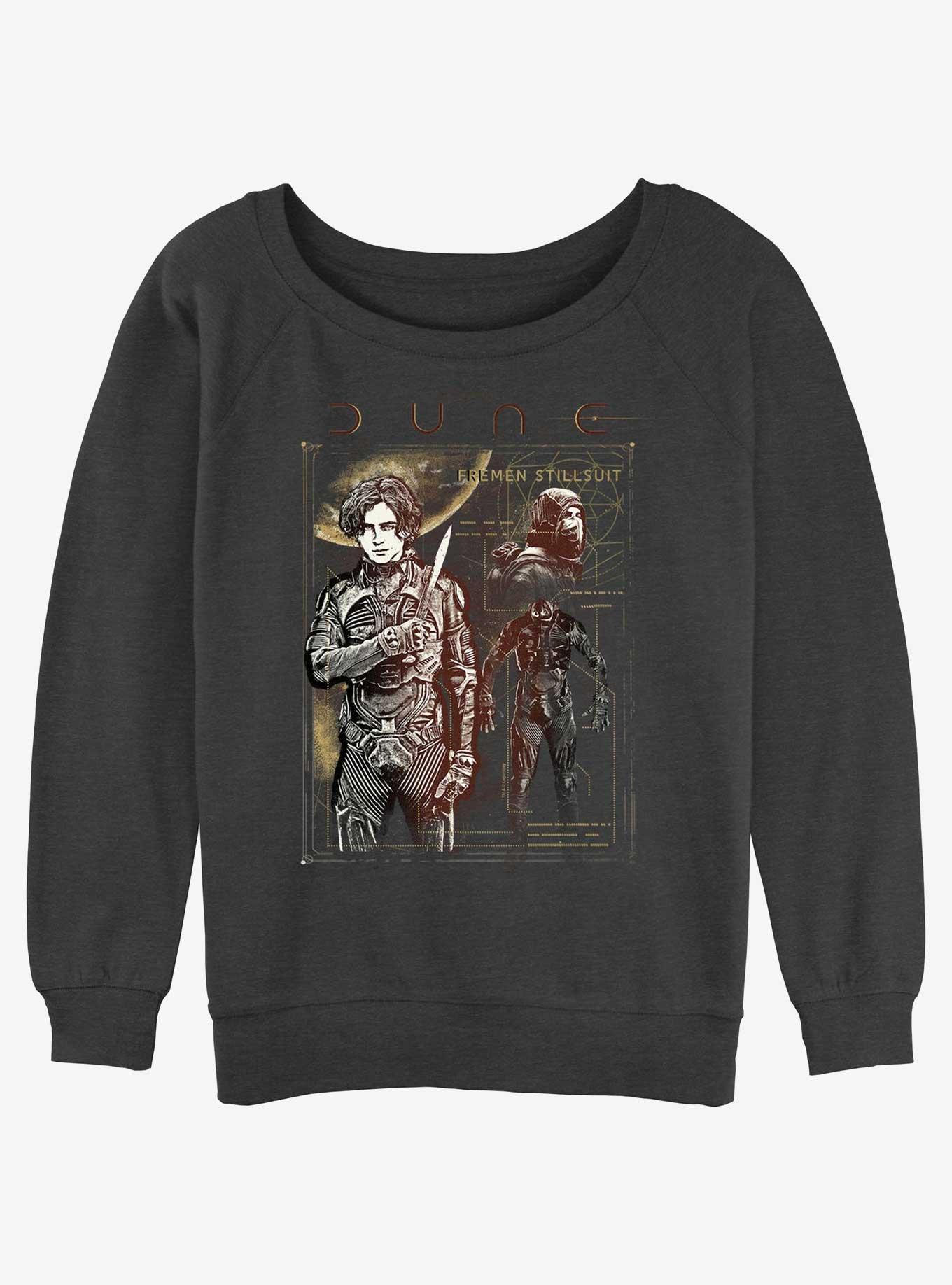 Dune Fremen Stillsuit Infographic Womens Slouchy Sweatshirt, , hi-res