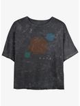 Dune Universe Icons Mineral Wash Womens Crop T-Shirt, BLACK, hi-res