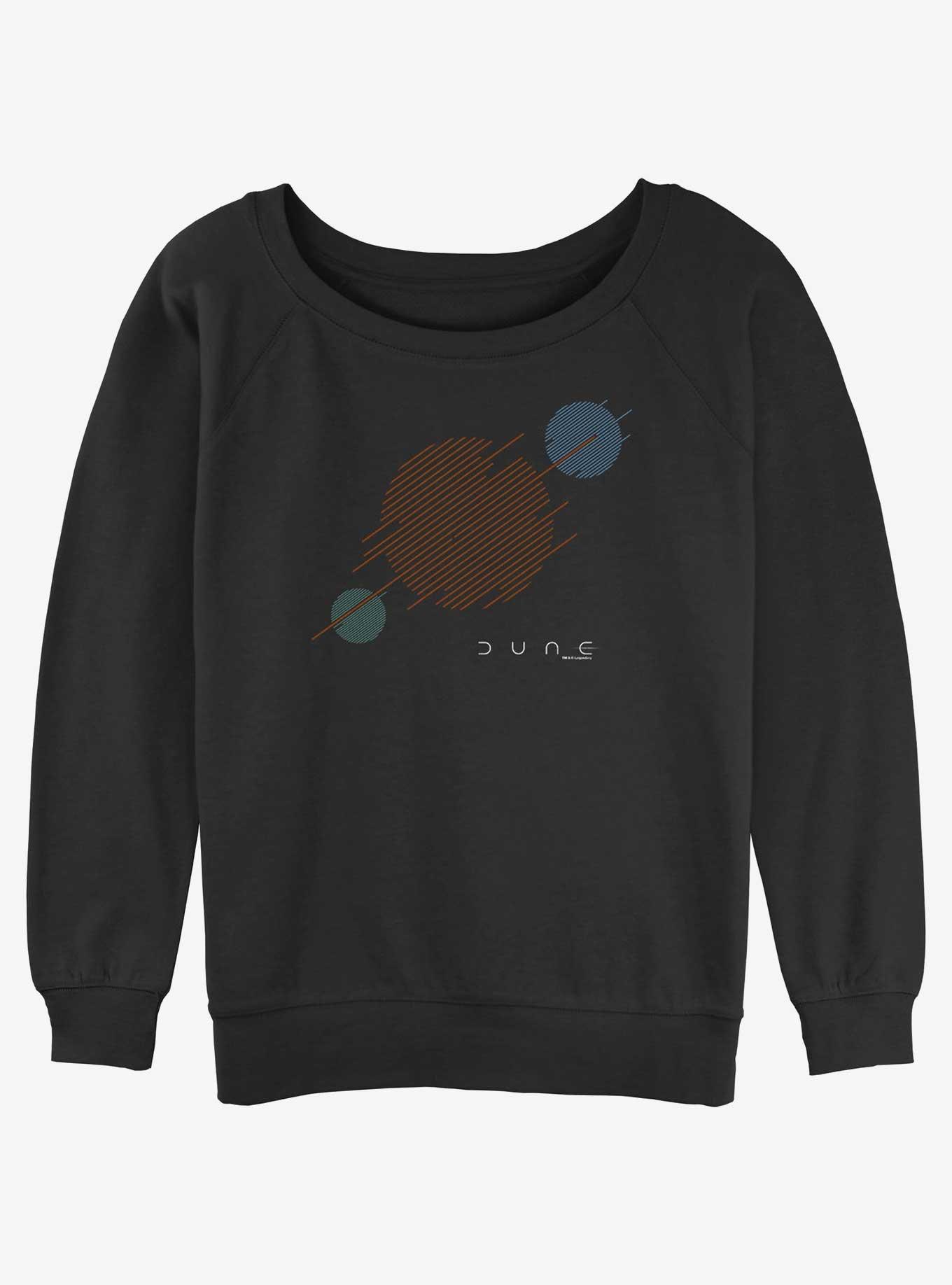 Dune Universe Icons Womens Slouchy Sweatshirt, BLACK, hi-res