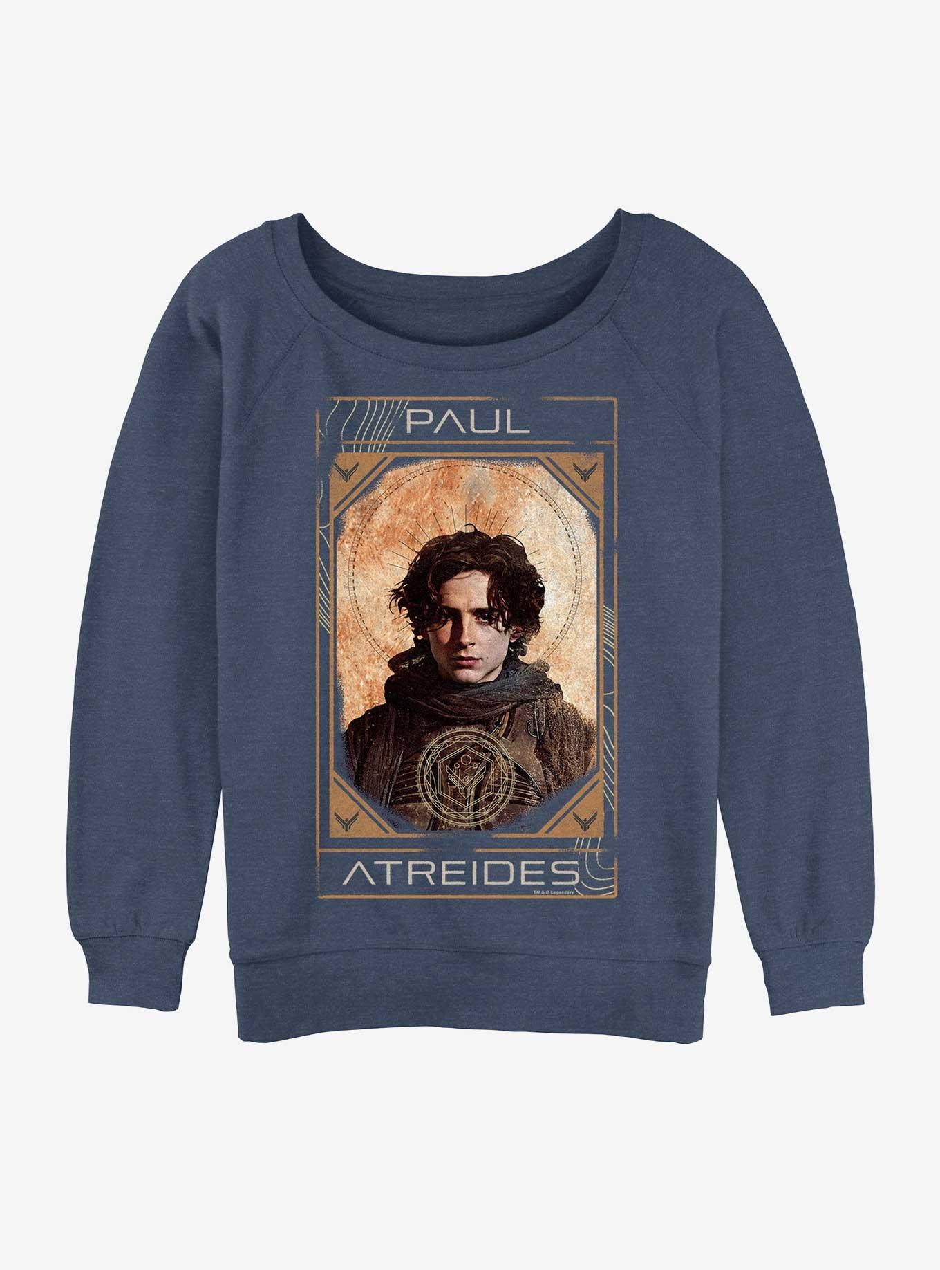 Dune Paul Atreides Info Portrait Womens Slouchy Sweatshirt, , hi-res