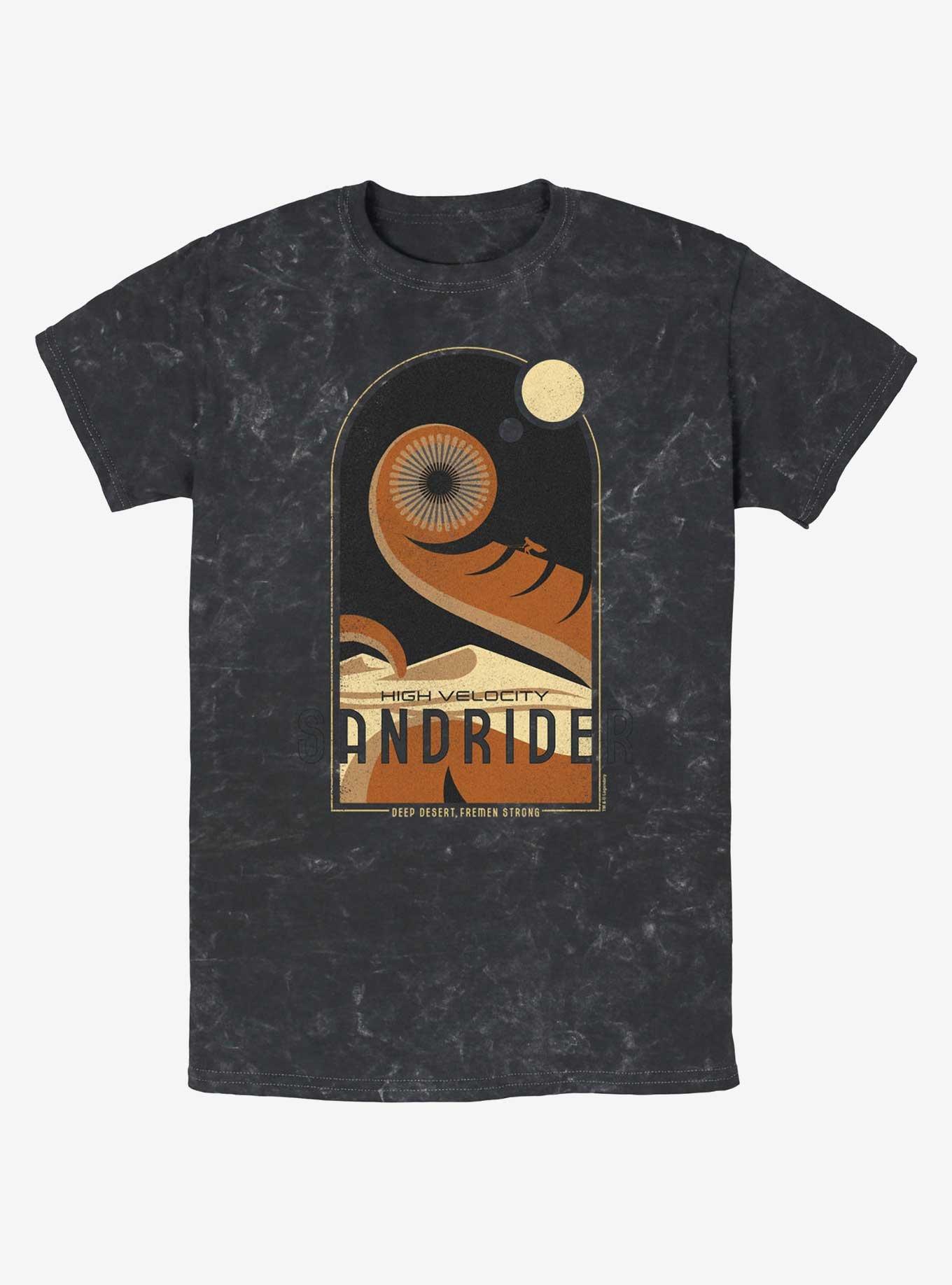 Dune High Velocity Sandrider Mineral Wash T-Shirt, BLACK, hi-res