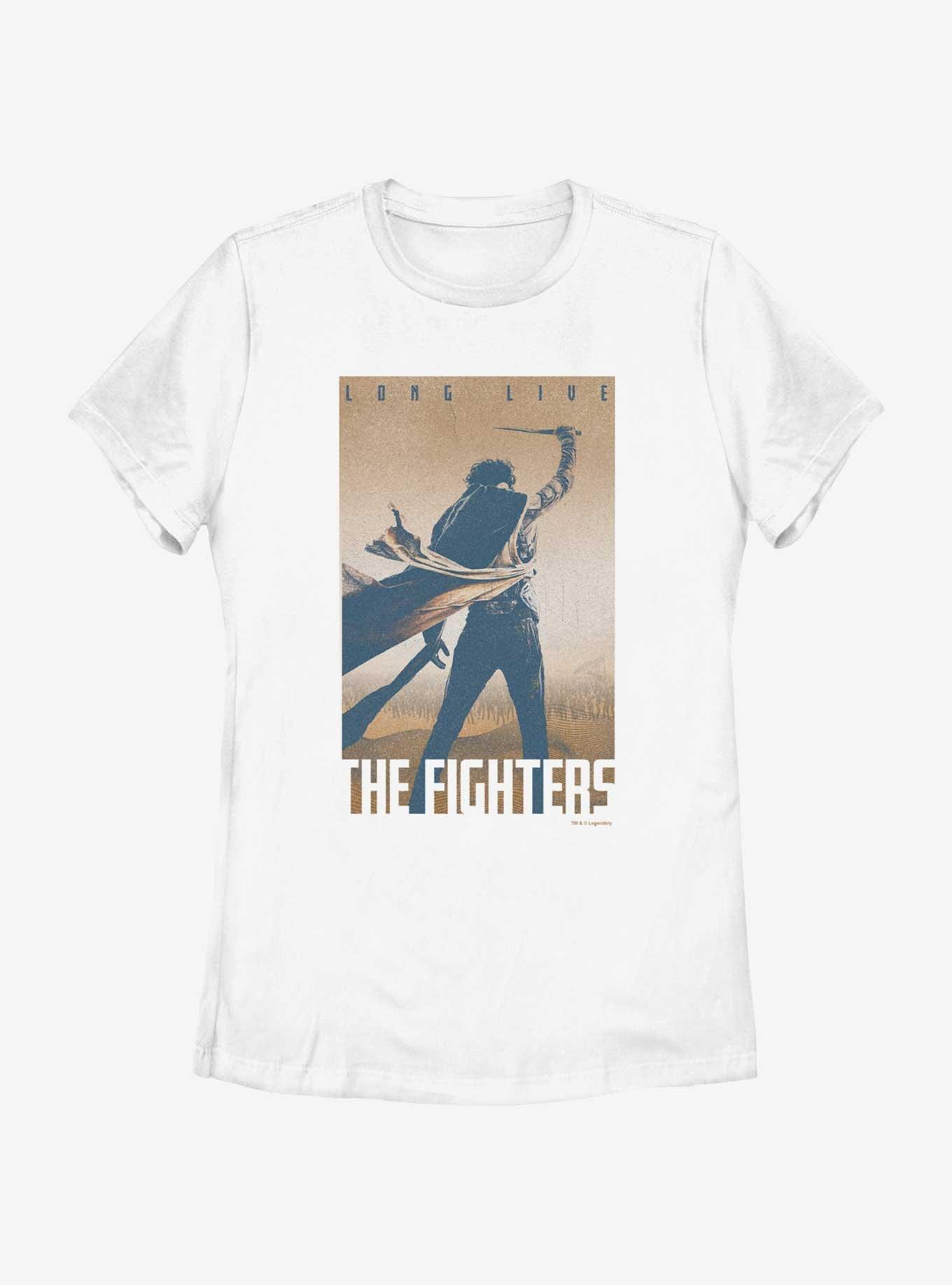 Dune Long Live The Fighters Womens T-Shirt, WHITE, hi-res