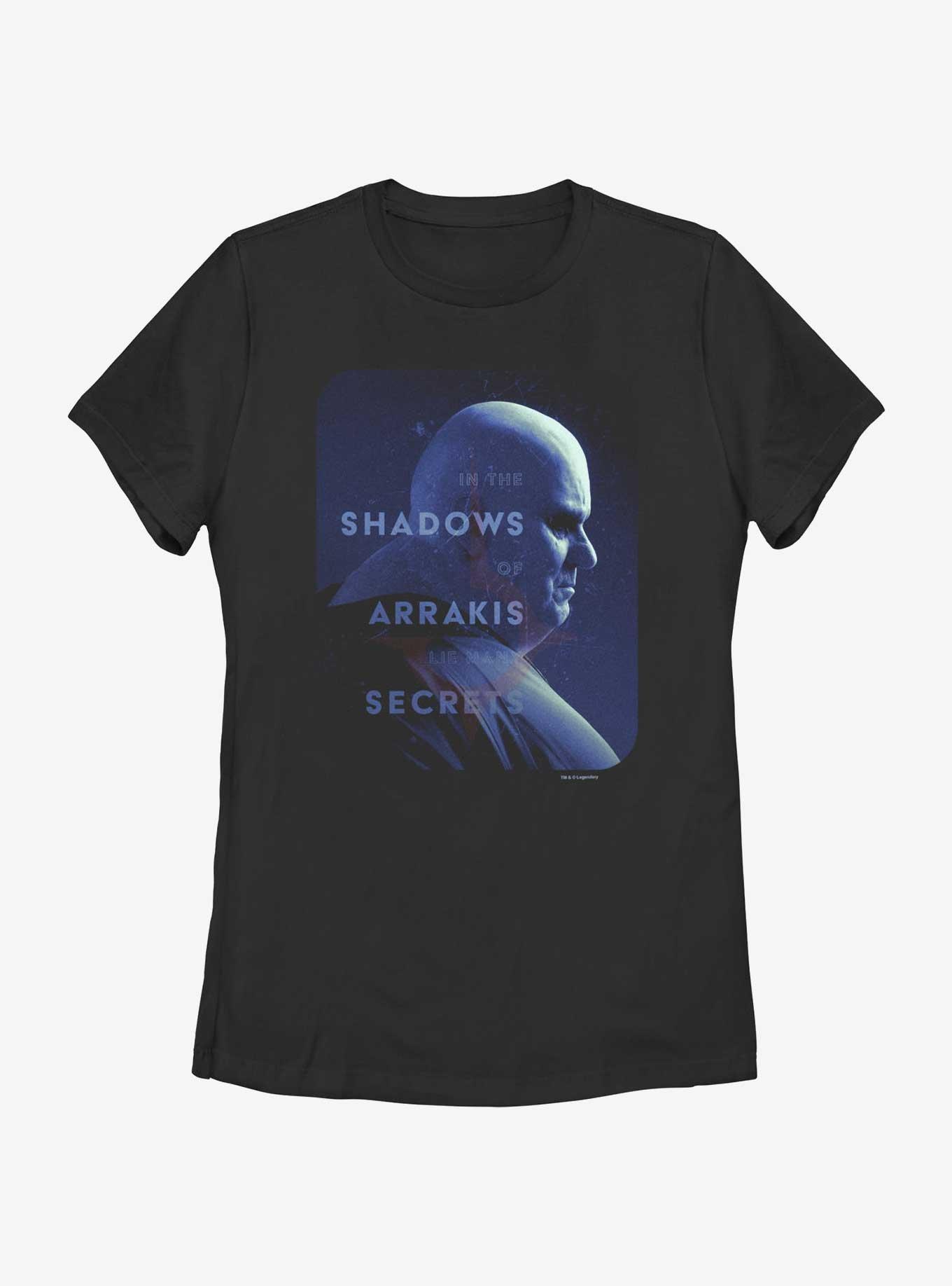 Dune The Baron Secrets Shadows Womens T-Shirt, BLACK, hi-res