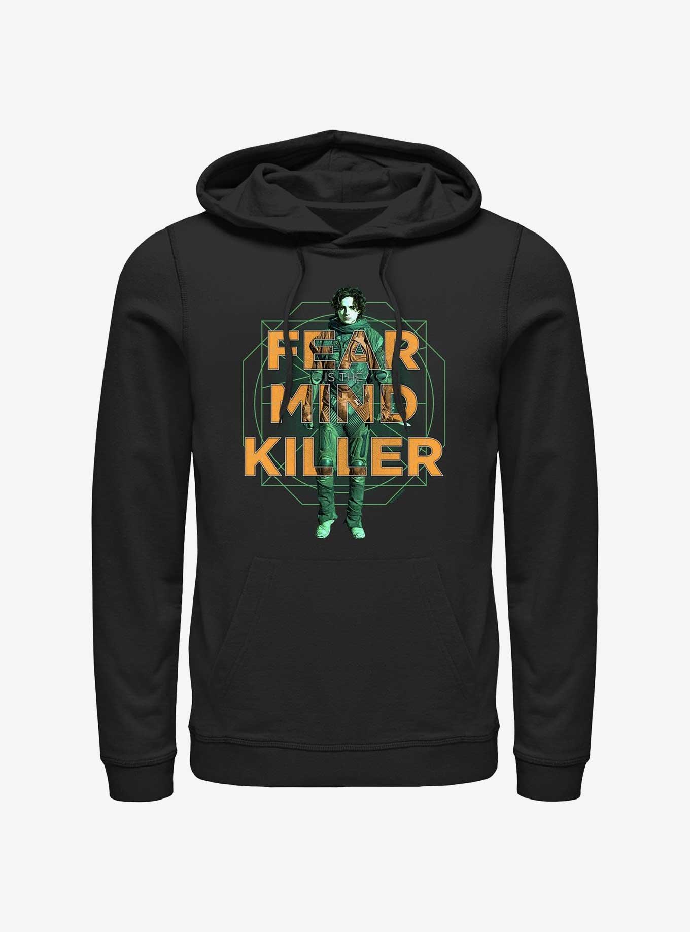 Dune Fear Is The Mind Killer Geometric Hoodie, BLACK, hi-res