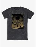 Dune Shai-Hulud Poster Mineral Wash T-Shirt, BLACK, hi-res