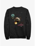 Dune Planets Poster Sweatshirt, BLACK, hi-res