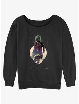 Dune Paul Atreides Moon Portrait Womens Slouchy Sweatshirt, , hi-res
