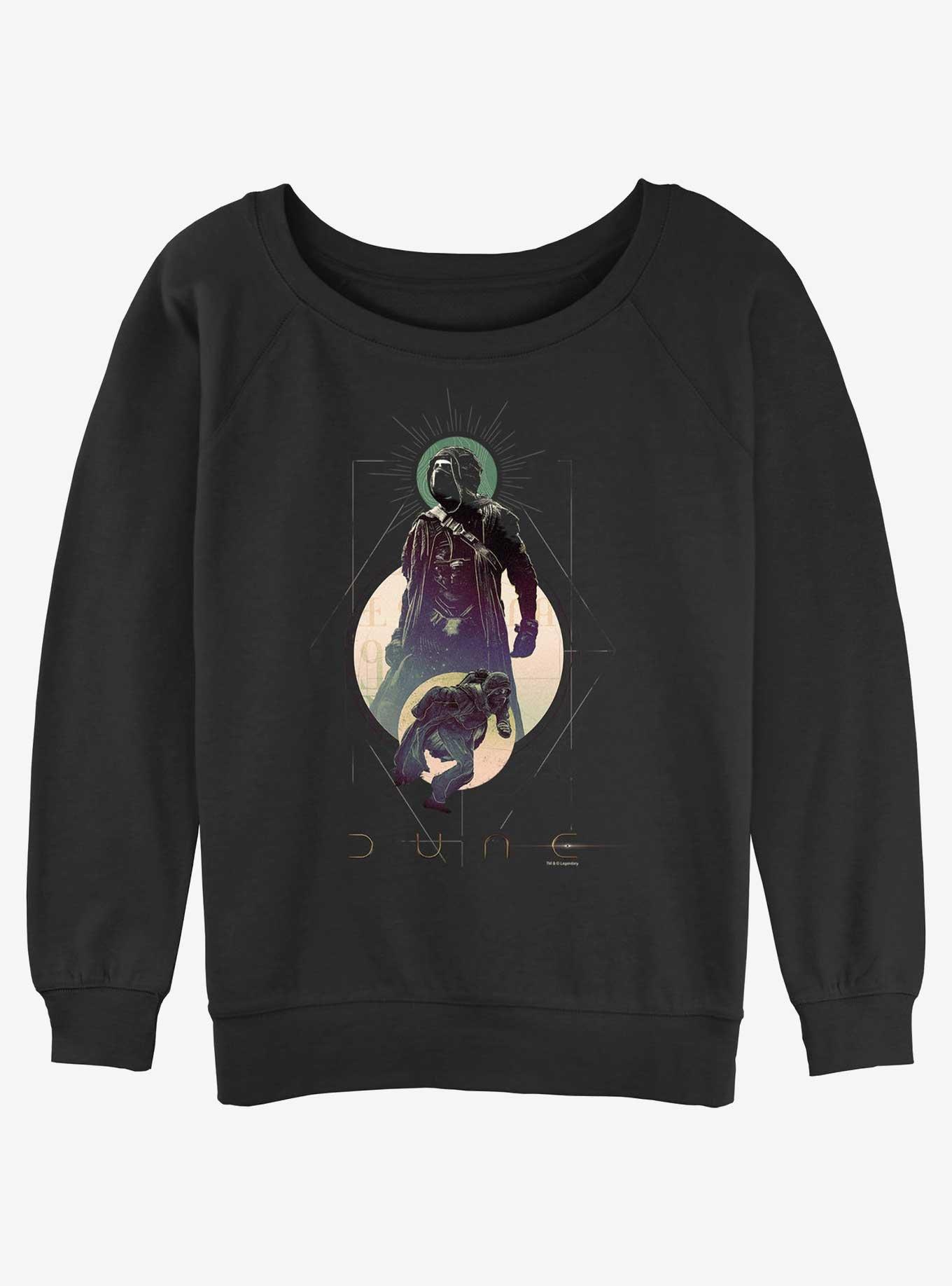 Dune Paul Atreides Moon Portrait Womens Slouchy Sweatshirt, , hi-res