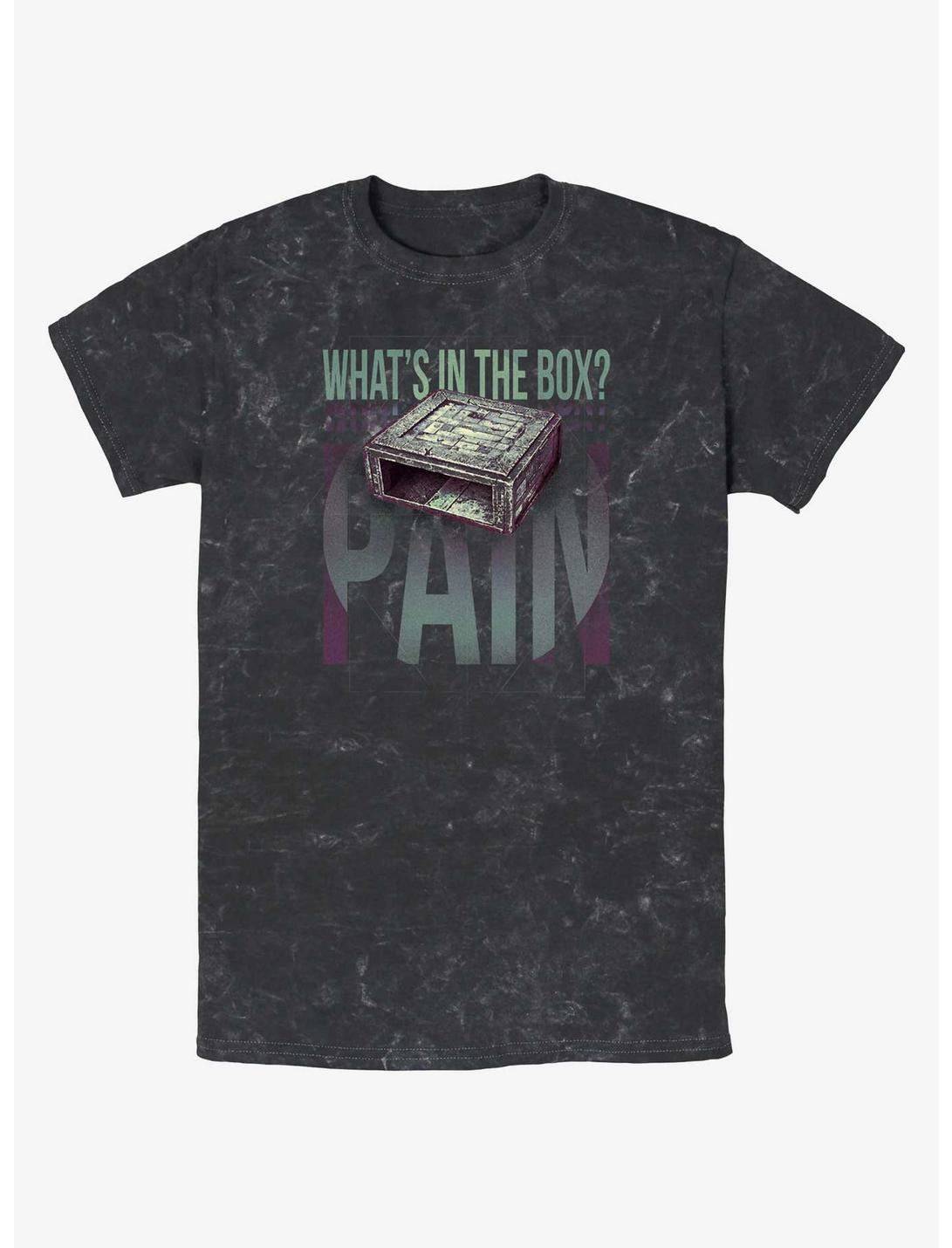 Dune What's In The Box Pain Mineral Wash T-Shirt, BLACK, hi-res